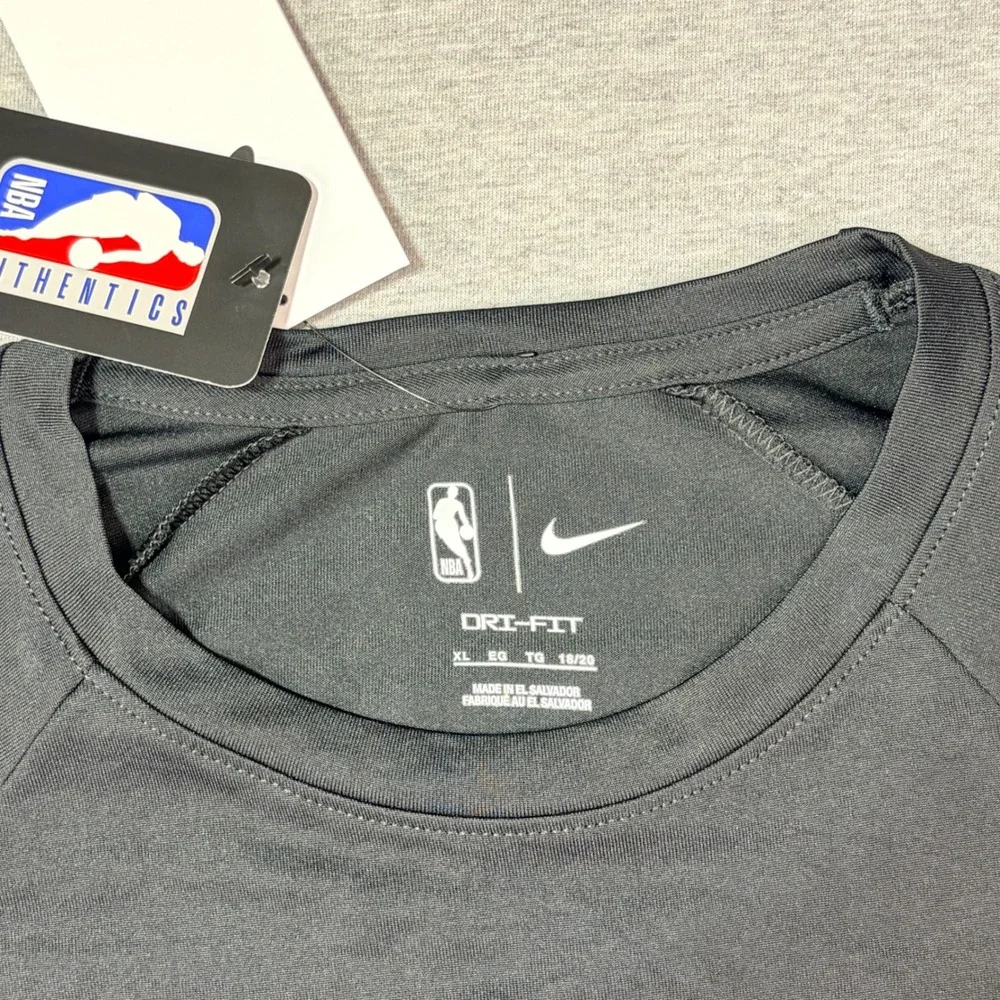 Nike Dallas Mavericks NBA City Edition Dri-FIT Long Sleeve Shirt Kids XL 18-20